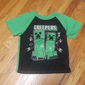 Boy's 8 PJ Minecraft Top, Like New